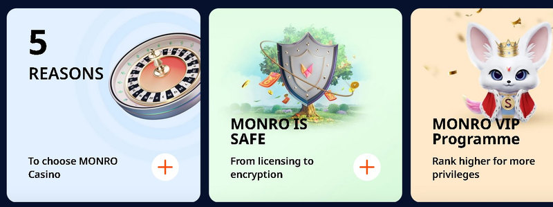 Monro Casino gaming opportunities